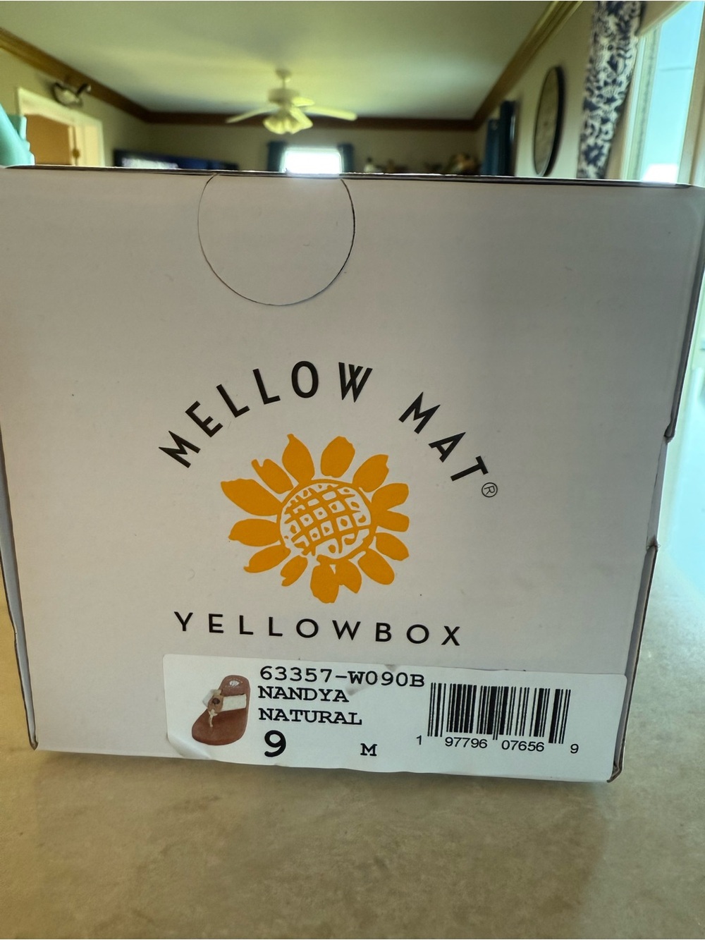 Yellow Box Mellow Mat Women Sandal - Natural (Size 9)